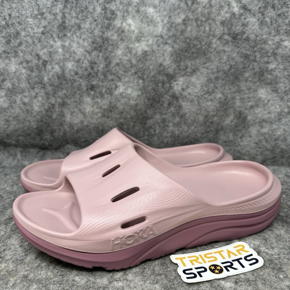 Hoka Ora Recovery Slide 3 Mens Size 12 Mauve 1135061-PMWM Comfort Sandals